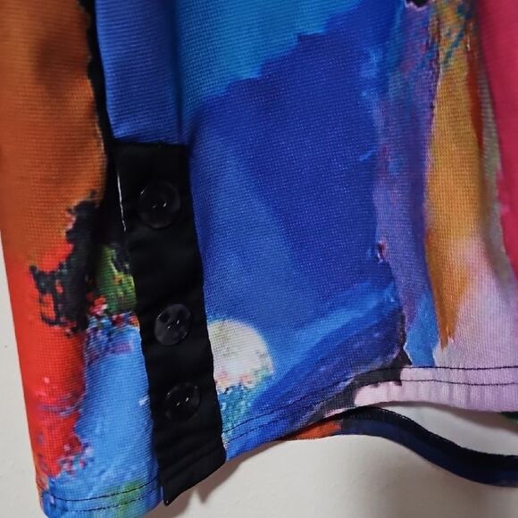 Serengeti Multicolor Abstract Tunic - Picture 5 of 7